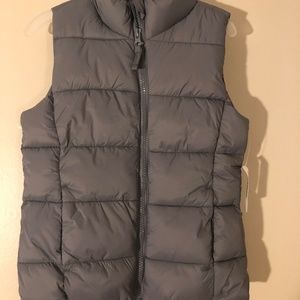 Old Navy Grey Vest Jacket Size Small 6-7 NEW W/TAG